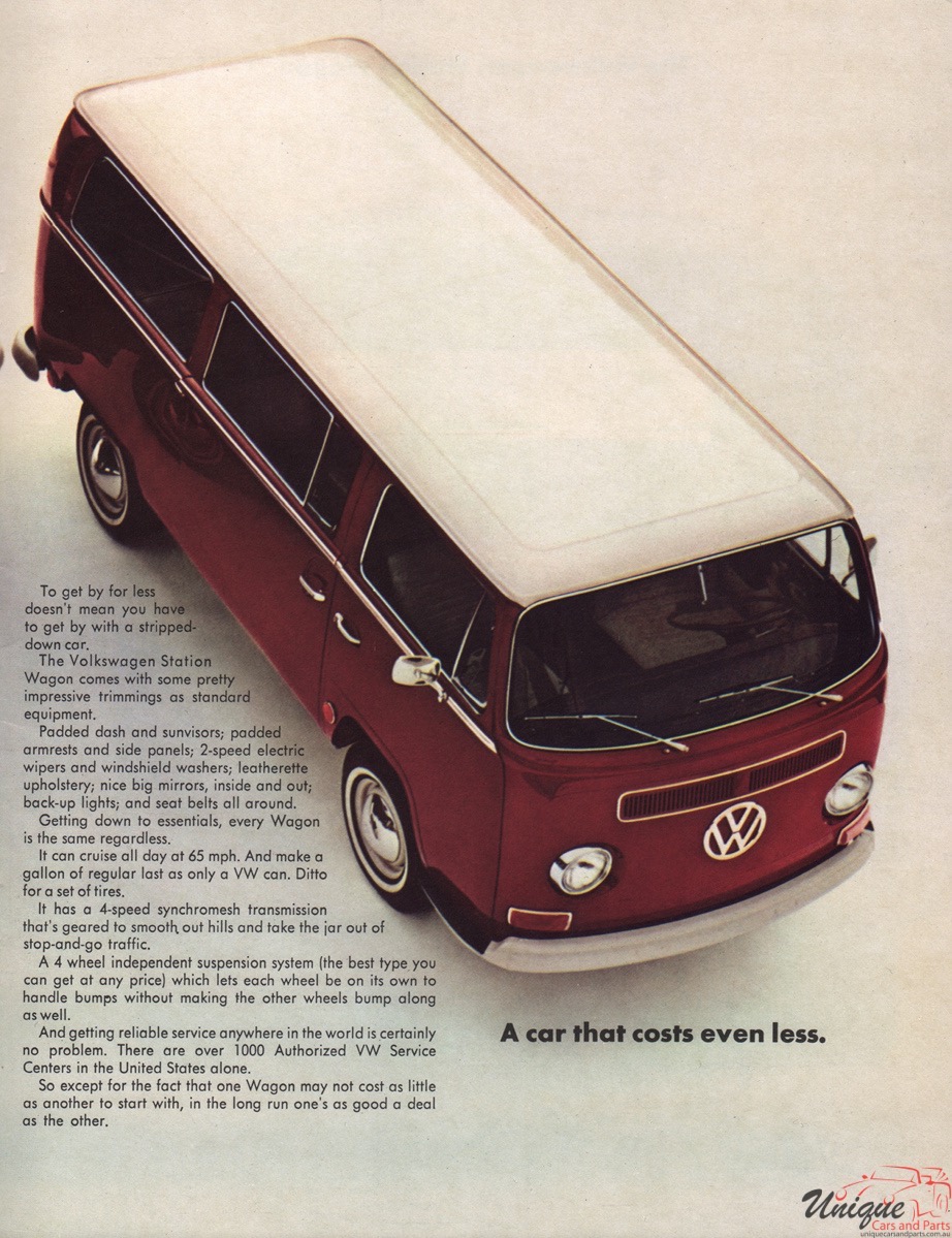 1968 Volkswagen Kombi Bus Brochure Page 6